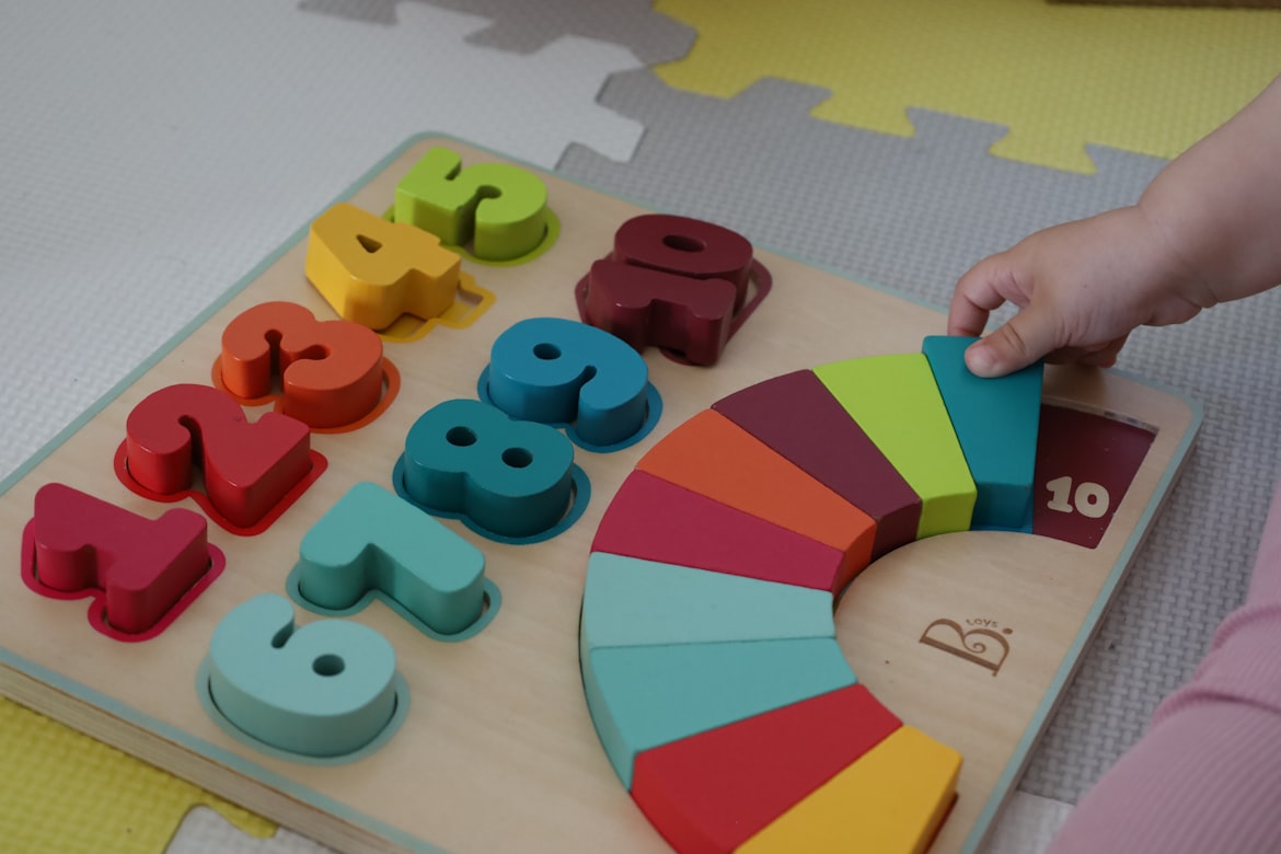 Child performing daily tasks independently