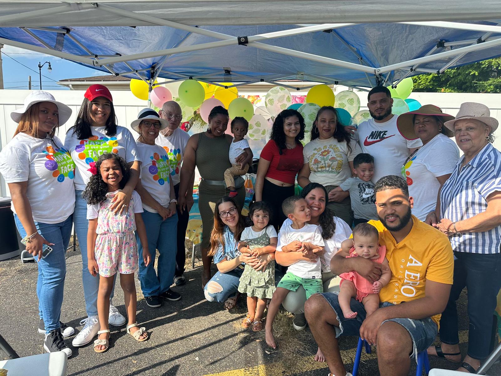 Little All Stars Care Center community event with families and children